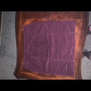 Corduroy skirt
